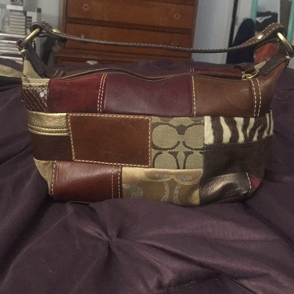 Authentic coach patchwork bag - Picture 2 of 3